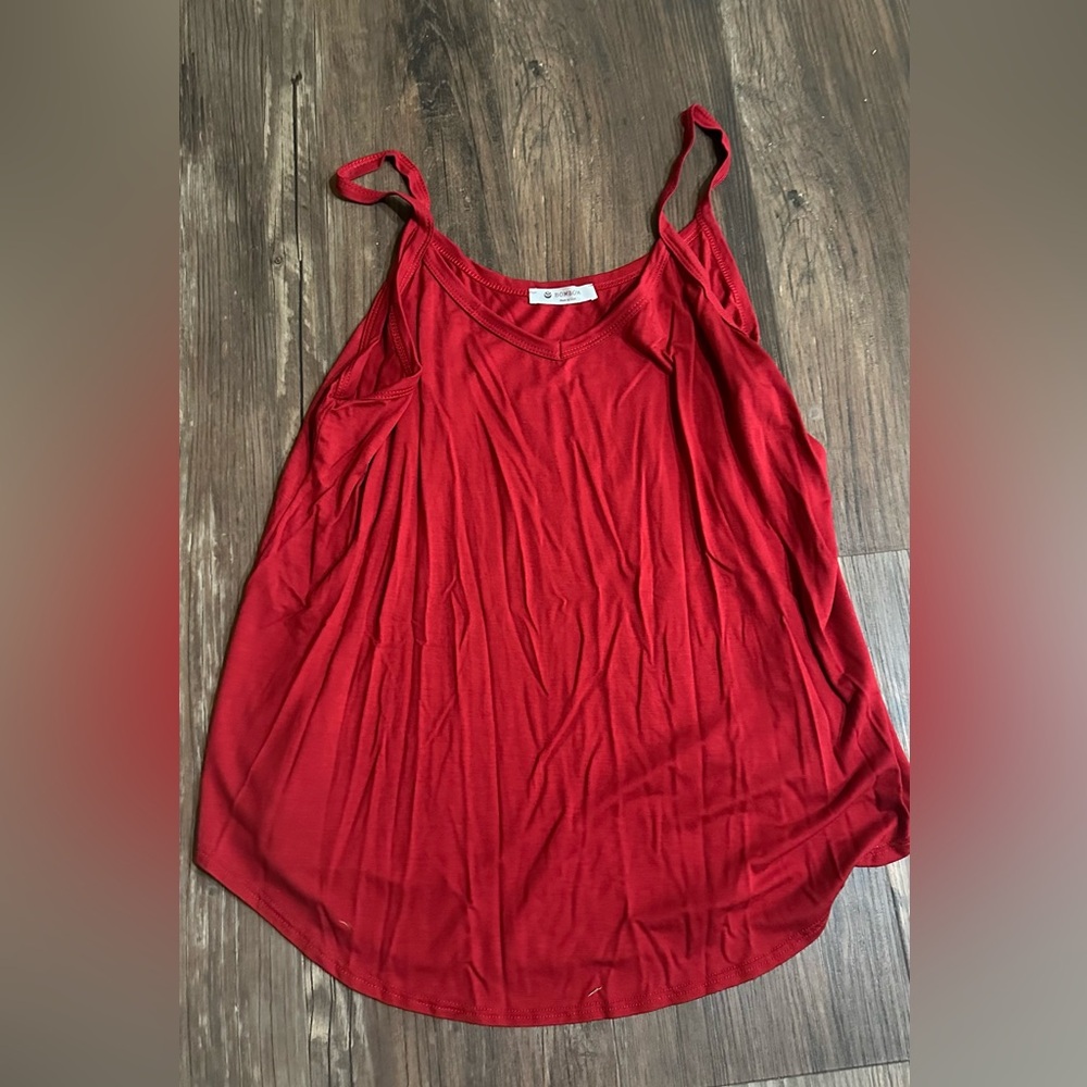 Bombom red tank top